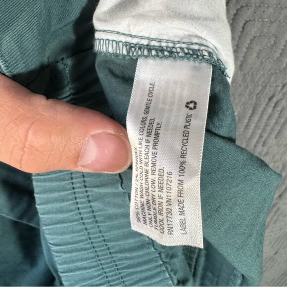A New Day Pants Women’s XXL Green Elastic Waist Cotton Blend - Picture 9 of 10